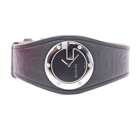 Gucci Black Watch Leather Monogram - Picture 2 of 10